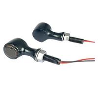 Intermitentes para Motocicleta Luces Señal Giro Aluminio con Marca 8 Mm Motocicleta Indicadores LED 3 1 Luz Advertencia Dirección Trasera(Color3)