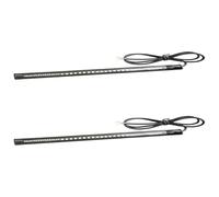 Intermitentes para Motocicleta para Road Motocicleta Carretera Luz Freno Luces Direccionales Barra Universal Placa Matrícula Trasera Indicadores(2pcs)
