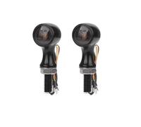 Intermitentes para Motocicleta para Yamaha YZF R15 V2 V3 V4 R25 R6S R3 R6 R1 R7 R9. Luces De Freno Luz de Cambio Carril Indicador de Giro(Ámbar Blanco,2 Piezas)