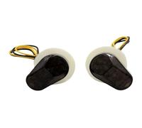 Intermitentes para Motocicleta para YZF-R1 2002-2013 para YZF-R6 para YZF-R6S 2006-2010 Luces Señal Giro Motocicleta Flash Bombilla Motor(Negro)