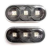 Flechas Led Negras VW Golf 4 Passat Polo Ford Fiesta Focus Indicadores Tuning