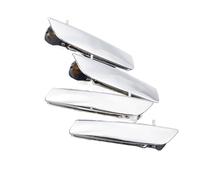 Interna Manija puerta Compatible Con GMC Para Sierra 1500 2007 2008 2009 2010 2011 2012 2013 2 Piezas 4 Manija De Puerta Interior Cromada Delantera Trasera