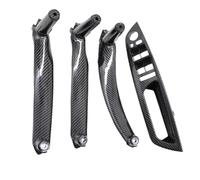 Interna Manija puerta Compatible Con Para X5 E70 2007 2008 2009 2010 2011 2012 2013 Reemplazo La Cubierta Reposabrazos La Puerta Interior(Carbon fiber,RHD)