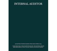 INTERNAL AUDITOR: Journal Notes Checklists Questions Observations Evidence Log | Track Action Items | Record Audit Interview Info., Personal Notes, ... Documents, Evidence | QA Gifts for Meetings