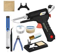 Internally Heated Industrial Laser Welding Tools, 2025 New Handheld Welder, Aerospace-Grade Precision Welding Tools, Multi-Function Soldering Iron Soldering Gun Set, One-Handed Operation(Black)