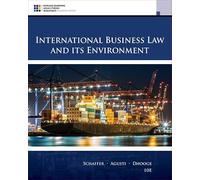 International Business Law and Its Environment (Cengage Learning Legal Studies in Business)