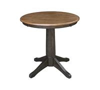 International Concepts - Mesa de pedestal redonda de 76,2 cm, 75,9 cm de alto