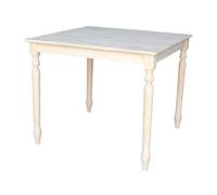 International Concepts - Mesa superior de madera maciza con patas torneadas, 76,2 cm