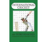International Cricket Word Search Puzzle Book: Word Searches with Easy to Read Print about International Cricket, Cricket, Sports and more | 6x9 ... . Gift for Vacations, Holiday and Free Times