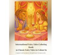 International Fairy Tales Coloring Book. 36 Classic Fairytales to Color in.: For Adults and Children, featuring French, English, Russian and Norwegian ... Fun! Princesses, Witches, Wolves and Magic!