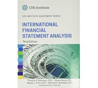 International Financial Statement Analysis (CFA Institute Investment Series)