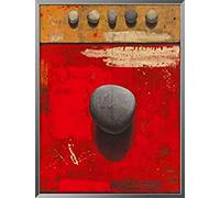 International Graphics - Impresión de arte enmarcado - Marylin, Cavin - ''Parce qu´il s´agit d´une ombre''- 31 x 41 cm - Color del marco: Pearl Mercury - Serie ATHOS