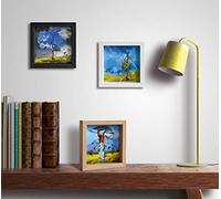 International Graphics, Postal enmarcada, André, Sanchez, ''Metamorphoses XII''- 16 x 16 cm, Color del marco: Blanco, Serie LUNA