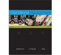 International Management: Culture, Strategy and Behavior w/ OLC card MP by Richard Hodgetts (2005-02-16)