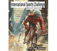 International Sports Challenge: Fast-Paced Events, Classic Sports & Competitive Traditions Large Print Word Search