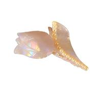 Internet Celebrity - Coleta de caballo con forma de rosa brillante para mujeres, adolescentes, coleta alta