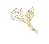 Internet Celebrity - Coleta de caballo con forma de rosa brillante para mujeres y adolescentes