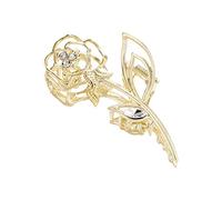 Internet Celebrity - Coleta de caballo con forma de rosa brillante para mujeres y adolescentes