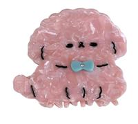 Internet Celebrity - Pinza para el pelo con forma de perro de dibujos animados para adolescentes, trenzas, soporte para cola de caballo