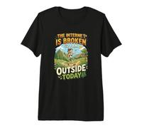 Internet está Roto, así Que Hoy Estoy afuera Camiseta Premium
