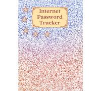 Internet Password Tracker: Attractive Yellow And Purple Glitter Effect Design Password Tracker Notebook. Convenient 5"x7" Size. The Ideal Way to Remember Login Information.