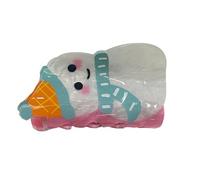 Internet - Pinza para el pelo con forma de animales de dibujos animados para mujeres, adolescentes, trenzas