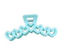 Internet - Pinza para el pelo con forma de corazón colorida para tomar fotos, para mujeres, adolescentes, trenzas, coleta