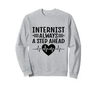 Internista Siempre Un Paso Adelante Internista de Medicina Interna Sudadera