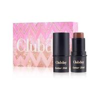 INTEROOKIE Iluminación facial palo de aseo tridimensional natural Q elástico gelatina rubor lápiz labial maquillaje integrado (6,8gX4pcs)