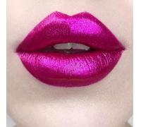 INTEROOKIE Lápiz labial resistente al agua: color de labios metálico de larga duración y esmalte de labios metálico que no se decolora para un uso duradero (STRIPPER ROSA)