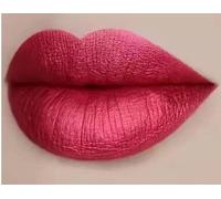 INTEROOKIE Lápiz labial resistente al agua: color de labios metálico de larga duración y esmalte de labios metálico que no se decolora para un uso duradero (MEIHUA ROJO)