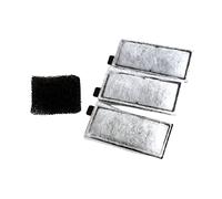 Interpet Filtro de alimentación de Esquina Interna CPF1, Paquete de Servicio de 3 Meses, 3 filtros de Cartucho con Carbono, 1 Esponja Negra