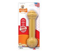 Interpet Juguete de mascar NBC905PEU Nylabone para masticadores extremos, halter, mantequilla de maní, XL