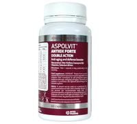 INTERPHARMA SA Aspolvit Antiox Forte 60 Cápsulas - Suplemento Antioxidante con Resveratrol, Coenzima Q10, Hierro, Selenio y Vitaminas - Antienvejecimiento y Vitalidad