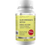INTERPHARMA SA Aspolvit Slim Drenante 60 Cápsulas - Fórmula Detox con Cola de Caballo, Diente de León, Té de Java, Alcachofa - Eliminación de Líquidos y Depuración