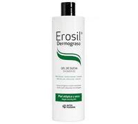 INTERPHARMA SA EROSIL Dermograso Gel Cremoso Hidratante 500 ml | con Aloe Vera, Avena, Almendra, Jojoba y Aguacate para Higiene Diaria de Pieles Muy Secas y Delicadas