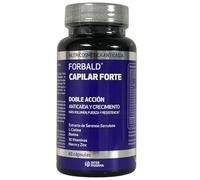 INTERPHARMA SA Forbald Capilar Forte 60 Cápsulas - Anticaída Cabello Hombre y Mujer - Sabal, Semillas de Calabaza, L-cistina, Taurina, Zinc y Vitaminas - Nutrición de la Fibra Capilar y Volumen