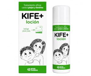 INTERPHARMA SA KIFE+ Loción Antipiojos y Antiliendres 100 ml | Permetrina, Butóxido de Piperonilo, Citronela y Andiroba, Tratamiento Pediculicida Infantil y Adulto, Incluye Peine Lendrera