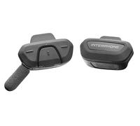 INTERPHONE AERIAL Intercomunicador para bicicleta, para 1 persona, intercom para ciclistas en un radio de 300 m, intercomunicador para casco bicicleta adulto con Bluetooth para GPS, música y llamadas