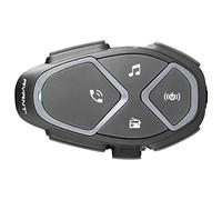 Interphone Cellularline Avant | UNA Pieza | Bluetooth Auriculares Manos Libres para Casco Moto, para 8 Motoristas, Rango de 1,5 Km, hasta 20 Horas, Radio FM, MP3, GPS, Impermeable IP67 - Universal.