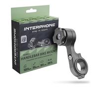 Interphone QUIKLOX Soporte móvil Bicicleta de Carreras y montaña, Porta móvil Compatible con manillares de 22 a 31,8 mm, Soporte para Manillar Bicicleta, se Fija y se Quita con una Sola Mano