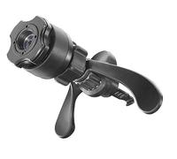 Interphone Quiklox Soporte de ventilación de aire para automóvil para teléfonos inteligentes, negro