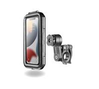 INTERPHONE - Sistema Modular QUIKLOX - 2 en 1 - Soporte para Móvil para Motos - Funda Rígida Universal Impermeable para Smartphones hasta 6.5" - Soporte para Manillar Incluido