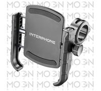 Interphone SMCRAB24 Soporte Smartphone Moto Antivibración Manillar 12-32 mm