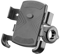 Interphone | SMMOTOCRAB23 | Soporte para móvil para Moto - Soporte Universal para Smartphone para potencias de Manillar de 12 a 30 mm - Sencillo y Seguro