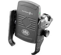 Soporte Inalámbrico Con Recarga Interphone Moto Crab Negro Negro