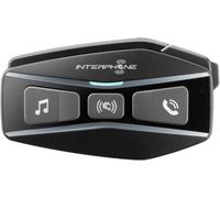 Interphone U-com 16 Sistema de comunicación Bluetooth single pack, negro