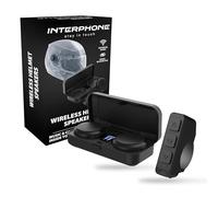 INTERPHONE Zero True Wireless Auriculares Cascos Moto Scooter Deportes Invierno Bluetooth 5.3 Micrófono Integrado Inalámbrico con Mando a Distancia de Manillar Autonomía hasta 6.5h