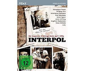 Interpol / Die komplette Serie mit 8 spannenden Kriminalfällen aus den Akten der Interpol mit absoluter Starbesetzung (Pidax Serien-Klassiker) [Alemania] [DVD]