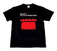 Interpol Turn On The Bright Lights tee Rock Band shirtBlackS